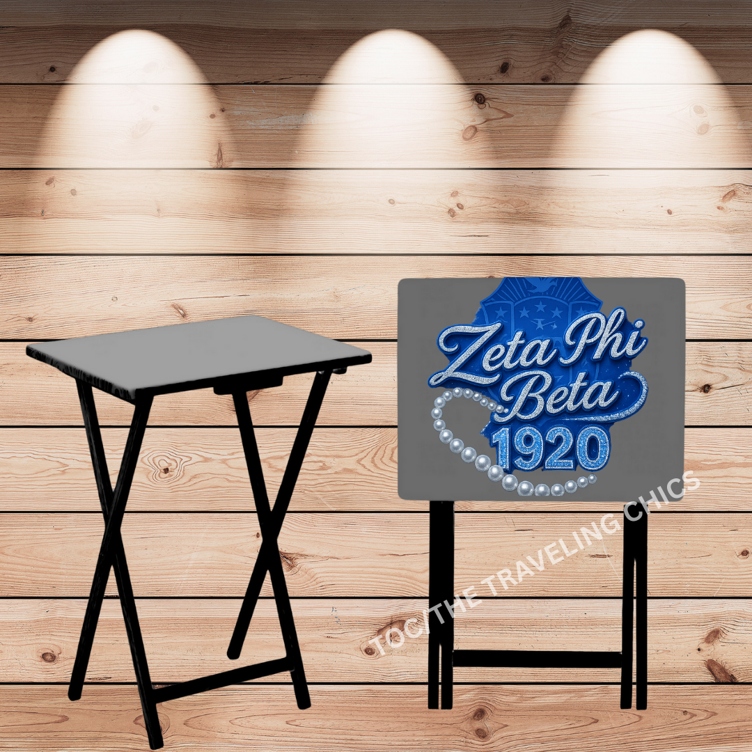 Custom Dive Nine Sorority TV Tray Table
