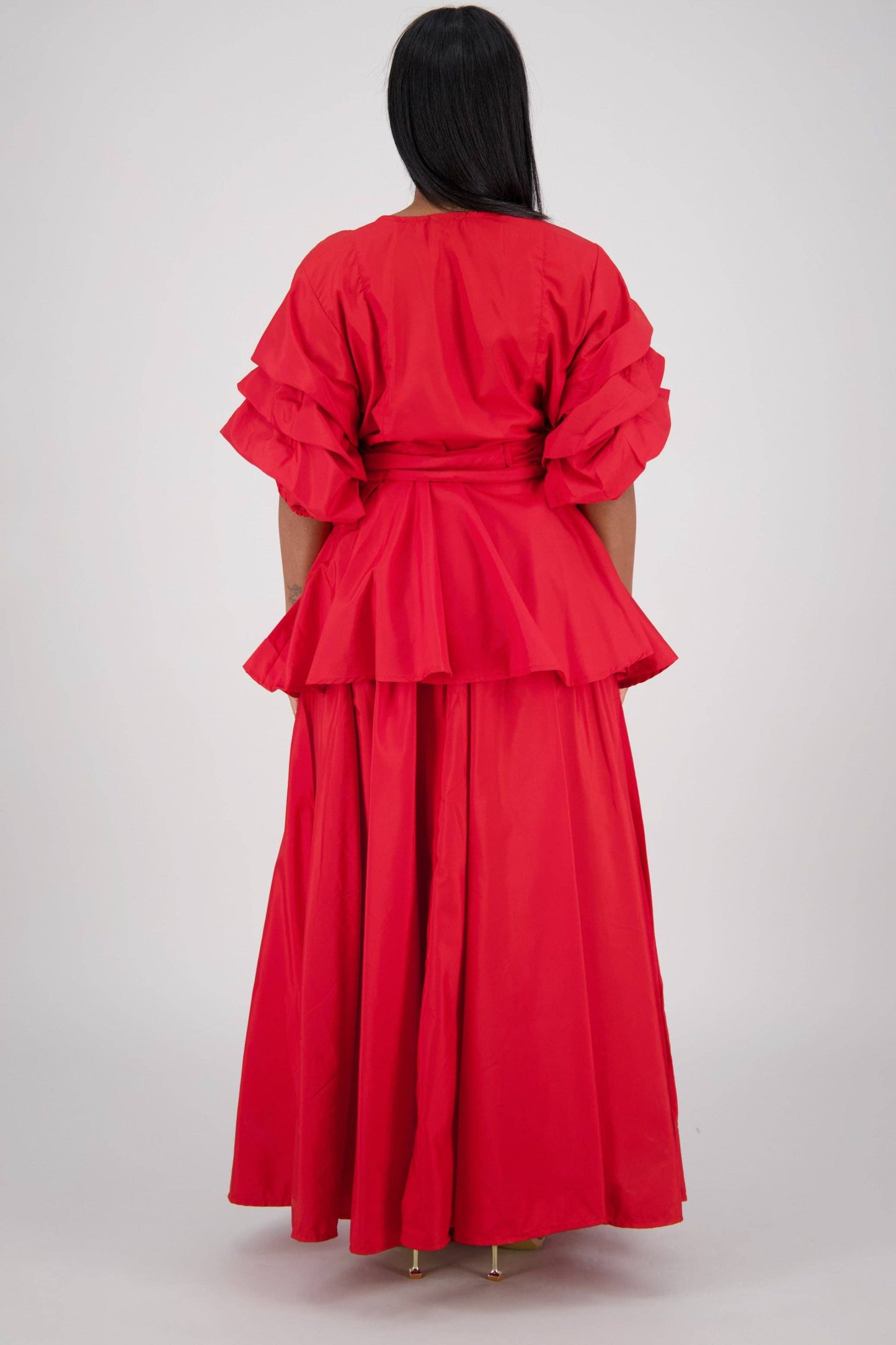 Wrap Top Skirt Set AS-25077