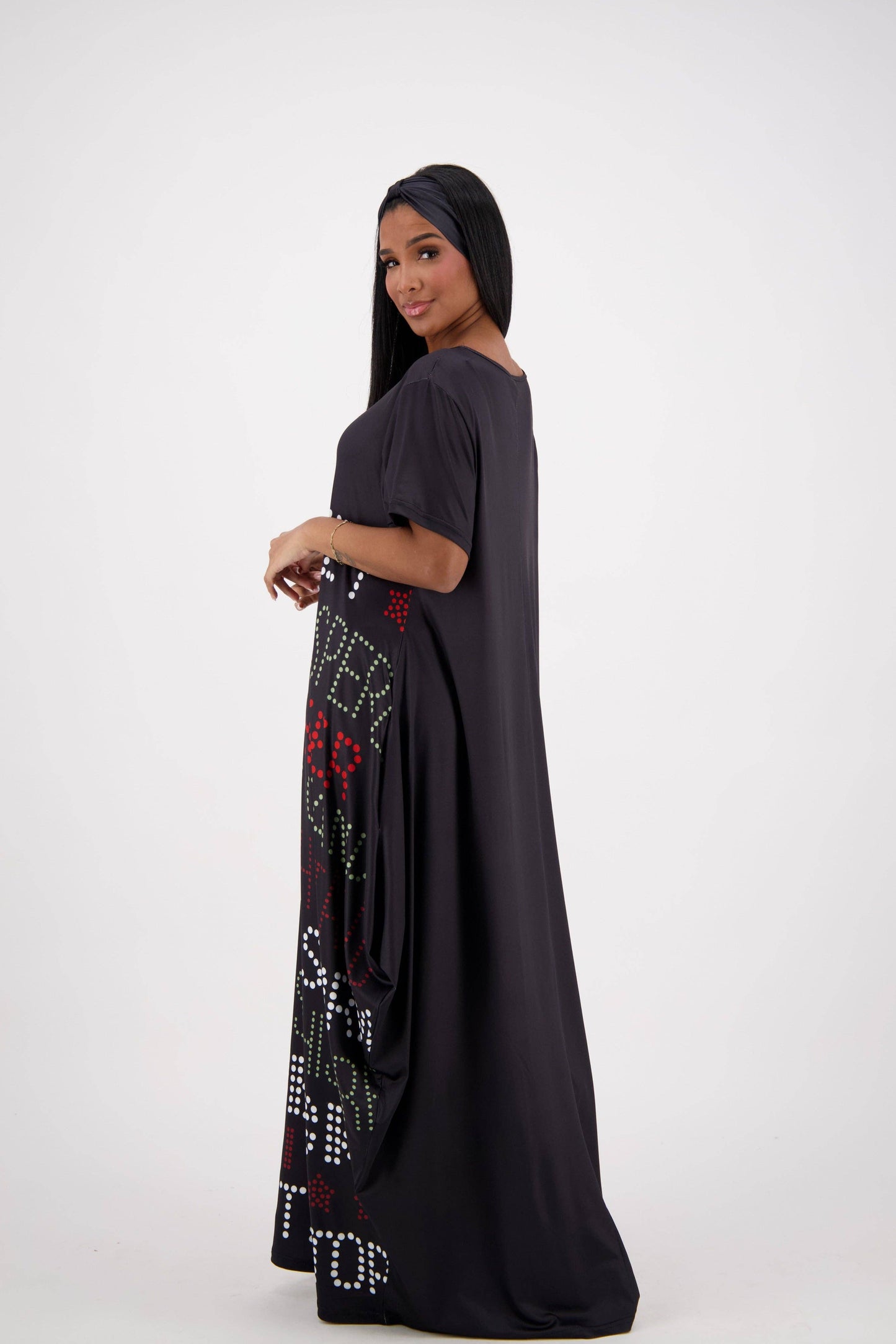 "They Whisper" Print Kaftan CH8853