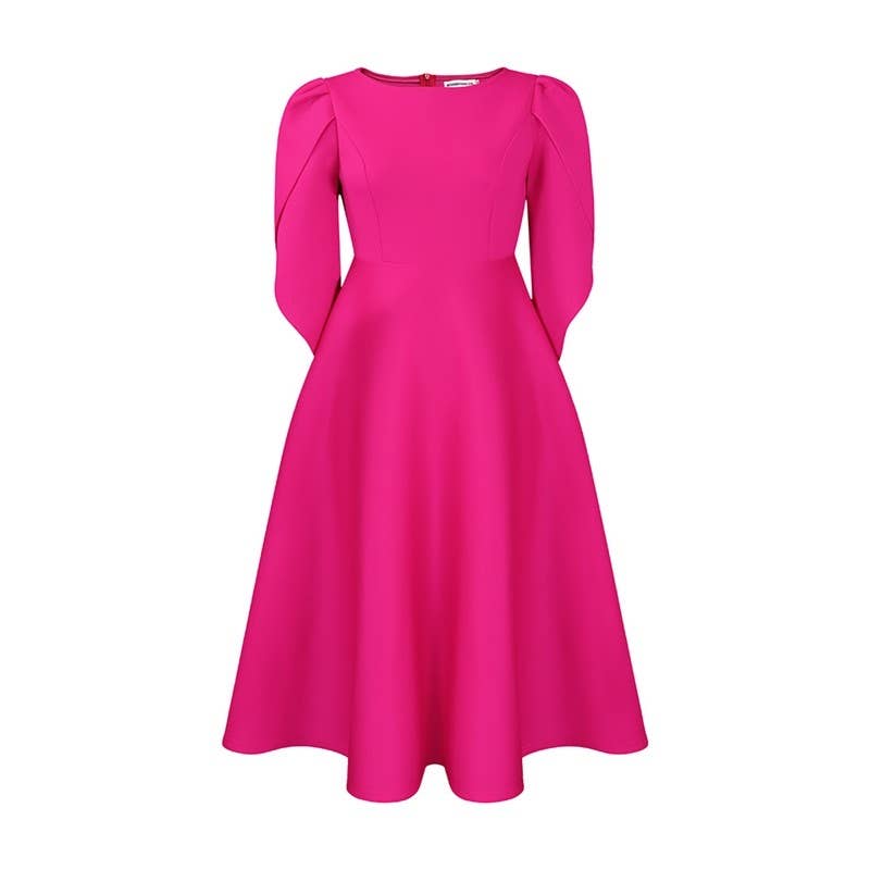 Solid Color Elegant Fashion Banquet Dress Skirt