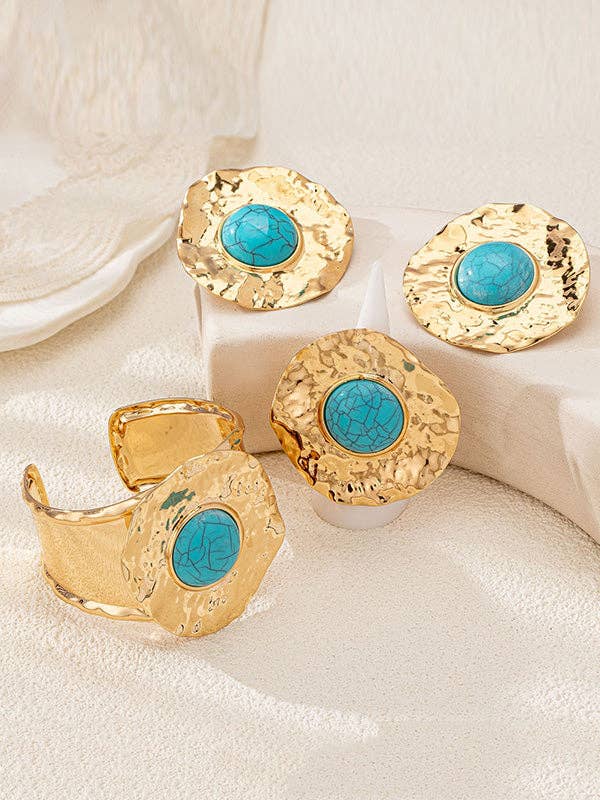 Flower Shape Bracelet Accessories Drop Earrings Rings Accessories