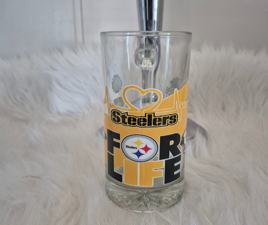 Sports glass beer mug