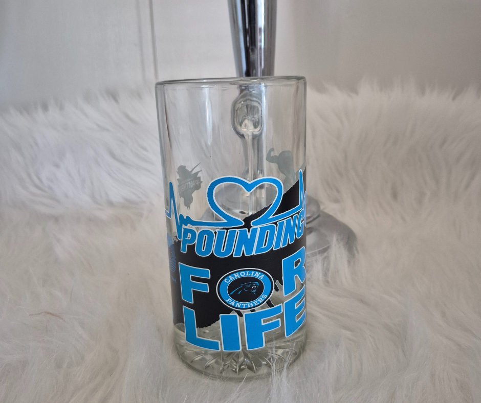 Sports glass beer mug