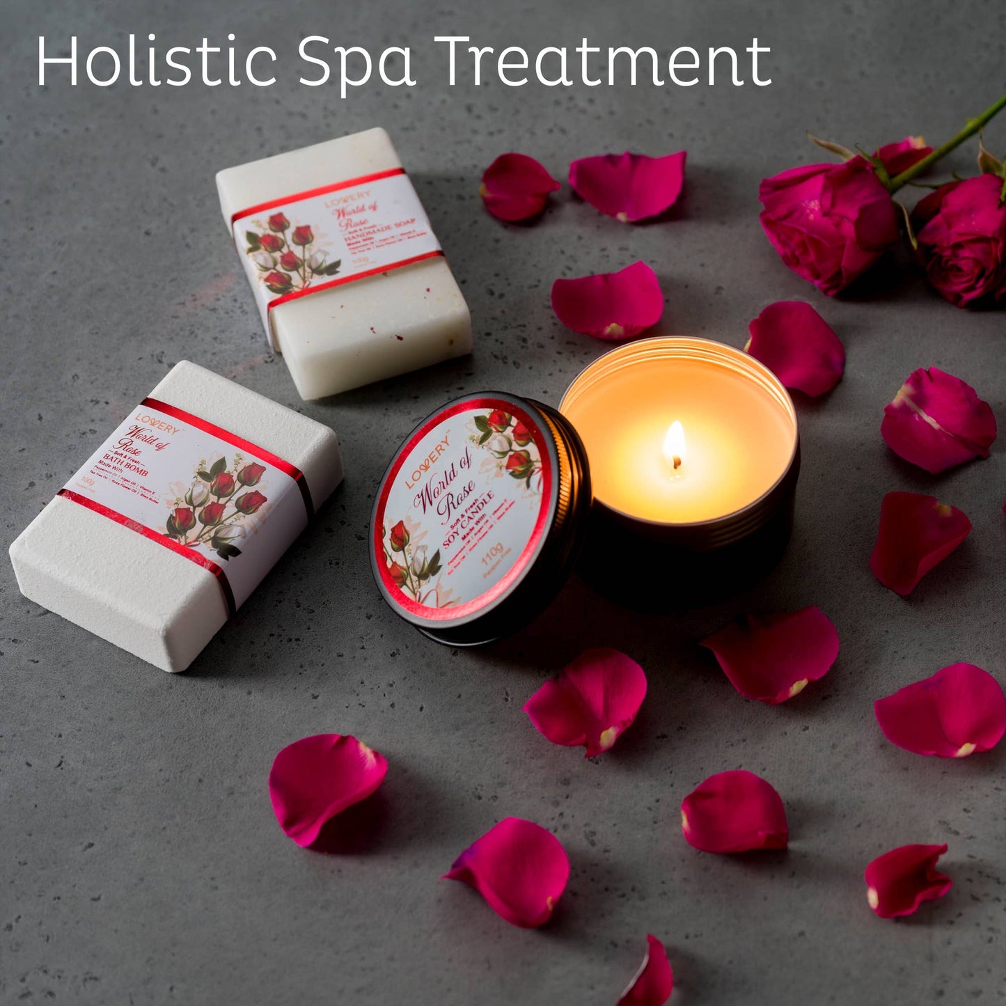 Valentines Day Spa Gift Basket, Deluxe Stress Relief Spa Kit