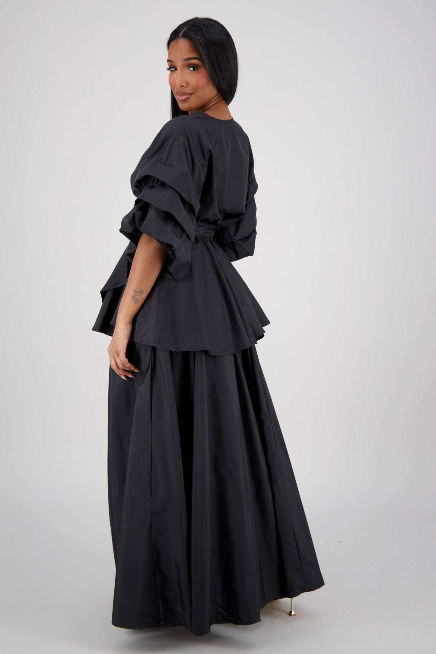 Wrap Top Skirt Set AS-25077