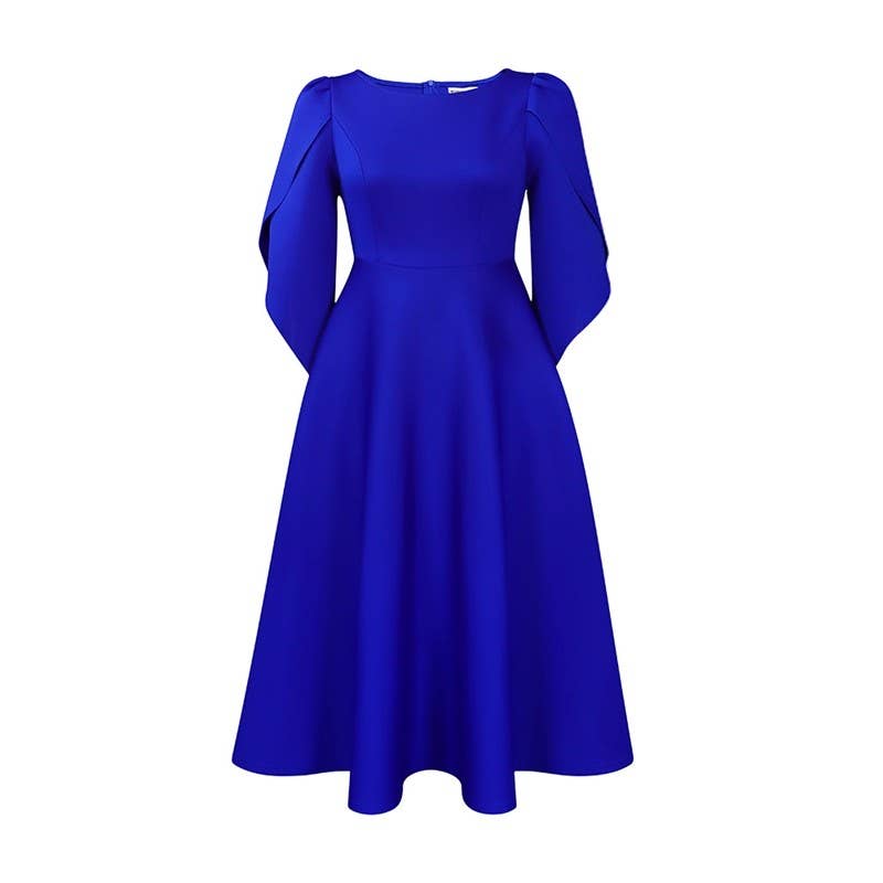 Solid Color Elegant Fashion Banquet Dress Skirt