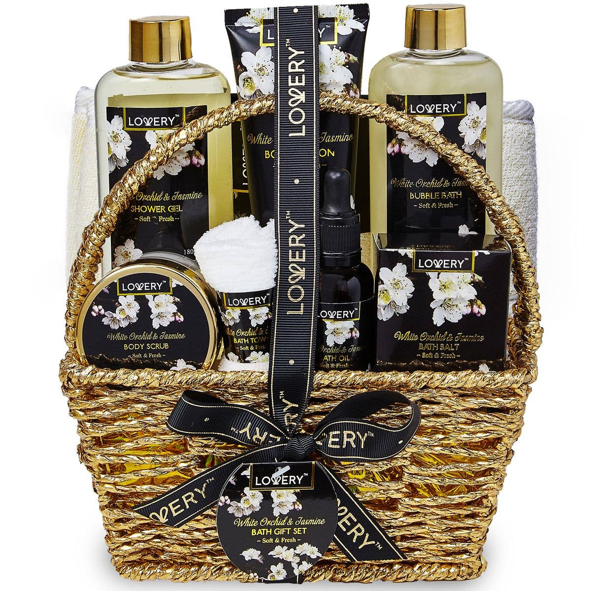 Valentines Day Spa Gift Basket, Deluxe Stress Relief Spa Kit