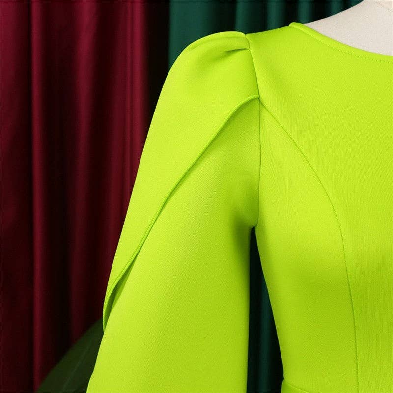 Solid Color Elegant Fashion Banquet Dress Skirt