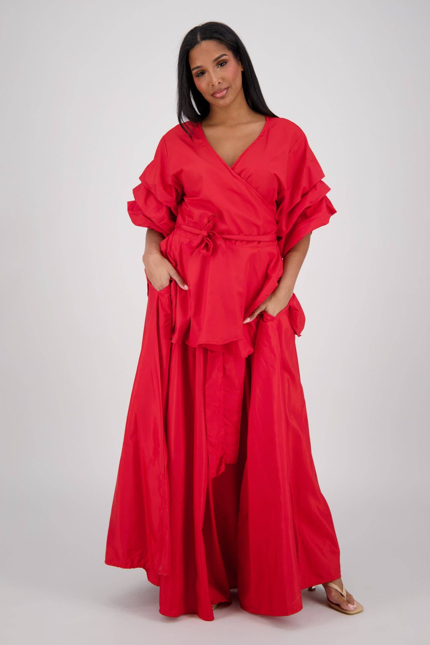 Wrap Top Skirt Set AS-25077
