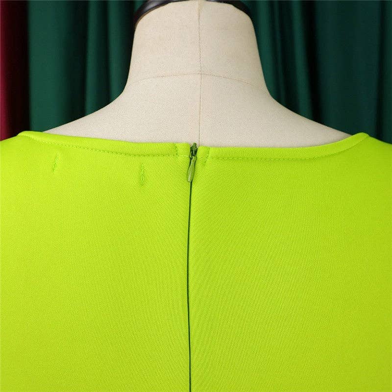 Solid Color Elegant Fashion Banquet Dress Skirt
